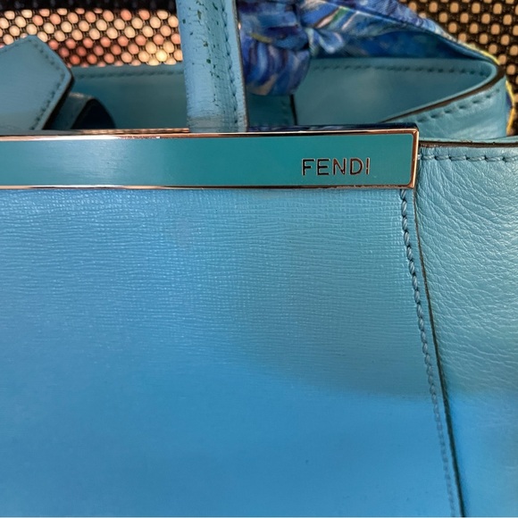 FENDI Petite Jules Hand Bag Leather 2way - Picture 15 of 16